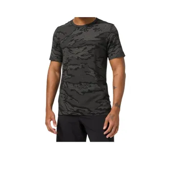 Lululemon Metal Vent Breathe T-Shirt Men's Camo/Silver Droplet/Black