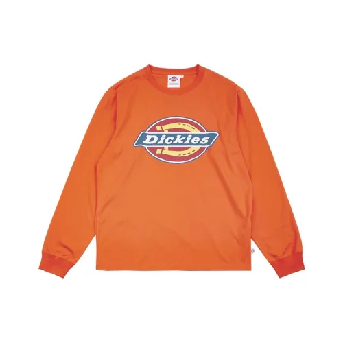Dickies FW22 Crew Neck Loose Fit Sweatshirt Men's Orange Red