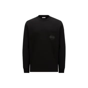 Moncler Batman Motif Long Sleeve T Shirt 