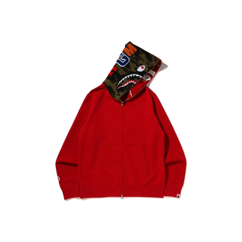 A BATHING APE Crazy Face Full Zip Hoodie-9