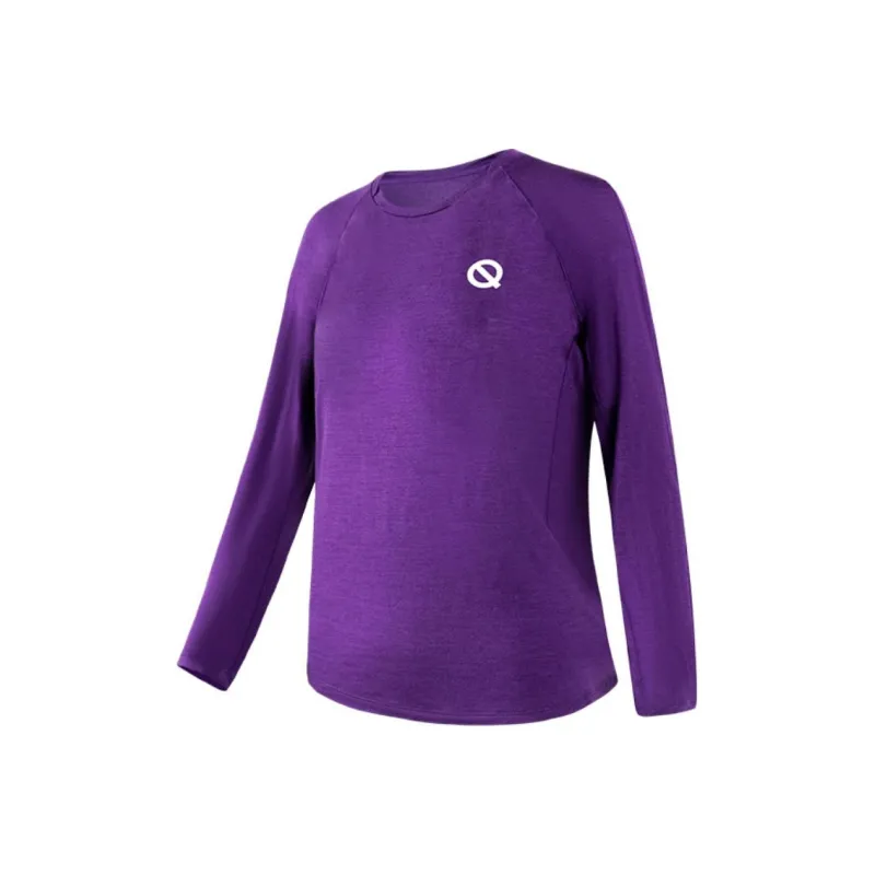 Qinkung T Shirt Men's Dark Purple-0