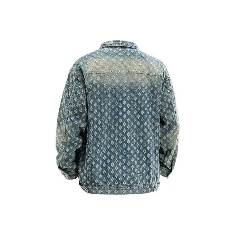 BOTH PLAY Denim Jacket Unisex Yellow Mud-1