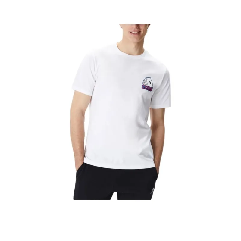 Converse Cons Card Skate T-Shirt Men's White-0
