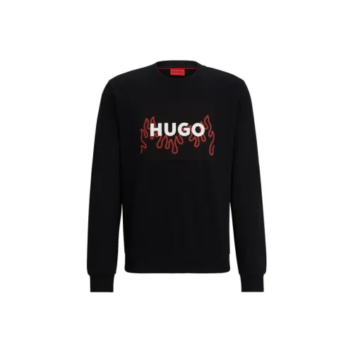 HUGO BOSS Logo-print Cotton Sweatshirt
