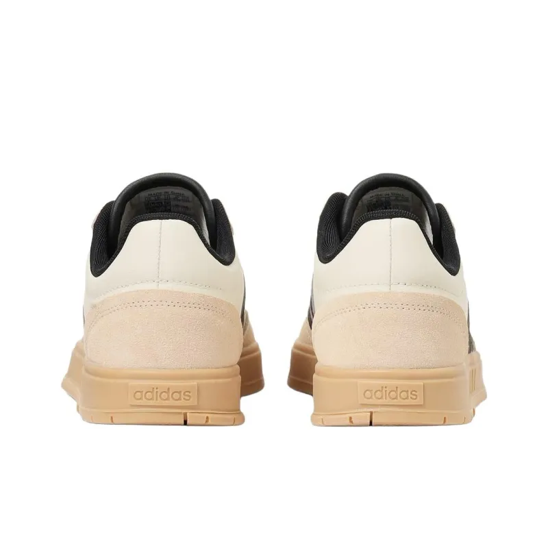 Adidas Neo Gradas Anti Slip Wear Resistant Low Top Skateboard Shoes Women's Beige-3