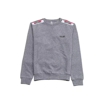 MOSCHINO Sweatshirts Men Gray