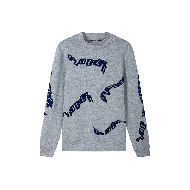 DAVID NAMAN Sweatshirts Men Gray-0