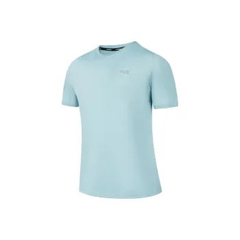 QIAODAN T Shirt Unisex Serene Water Blue