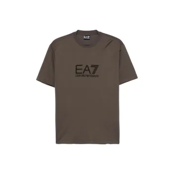 EMPORIO ARMANI Flocked logo T shirt