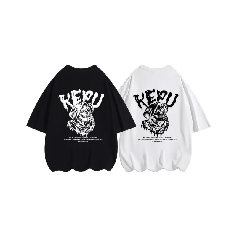 Kepu Short Sleeved T Shirts Unisex 2 Pack-3