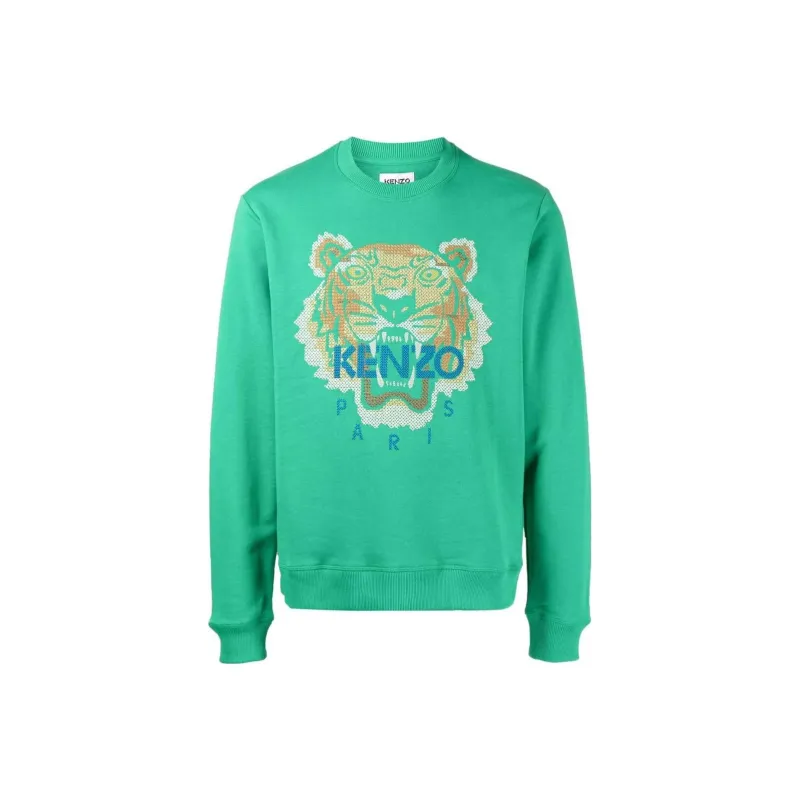 KENZO Sweatshirts Men Green-0
