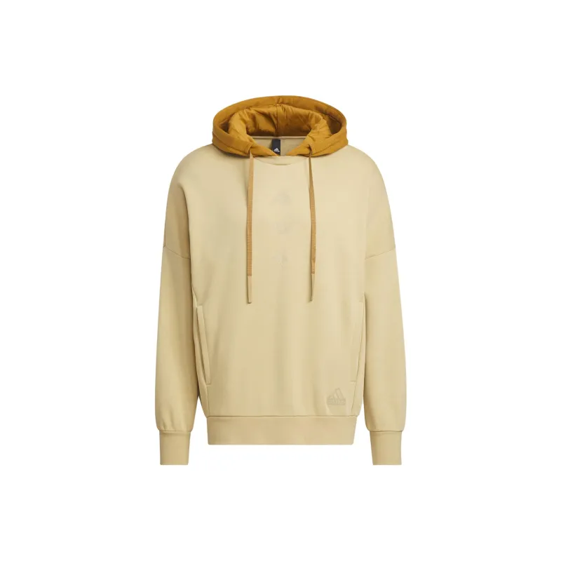 Adidas Sportswear Oversized Hoodie Sweatshirt Men's Light Khaki-0