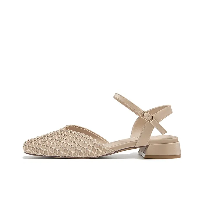 FIVE PLUS High Heels Women's Beige/Apricot-7