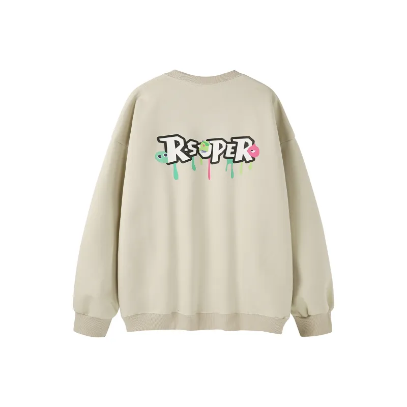 R.super X Monster Letter Co branded Series Sweatshirts Unisex-6