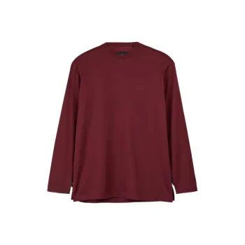 Adidas Y 3 Long Sleeve Tee T Shirt Unisex Contour Red