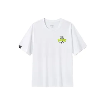 XTEP T Shirts Men Pearl White