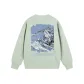 Crew Neck Lily Green
