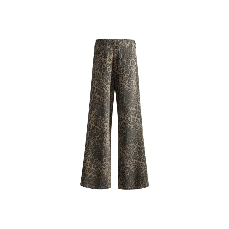 MINEPAIR Jeans Unisex Leopard Print-1