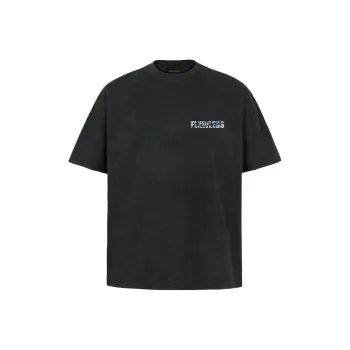 Antidote Worldwide T Shirt Unisex Washed Black
