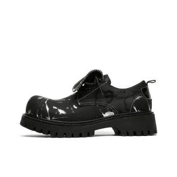 PAVEA Low Top Casual Shoes Unisex Black