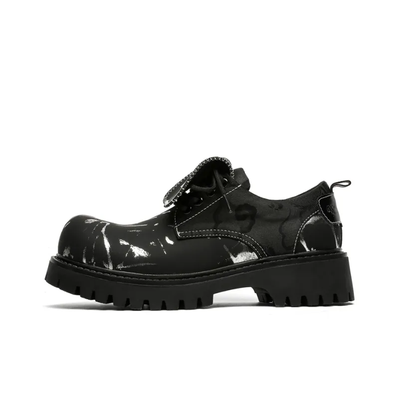 PAVEA Low Top Casual Shoes Unisex Black-0