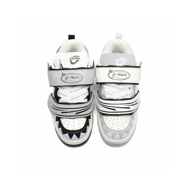 Circle Small Coverage Wear Resistant Lightweight Low Top Skateboard Shoes Unisex-29