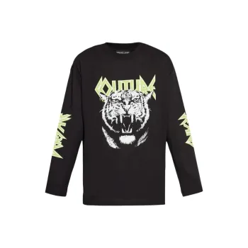VERSACE JEANS COUTURE Tiger print T shirt