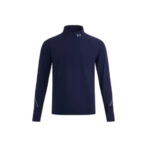 Under Armour Qualifier T Shirt Men's Navy Blue