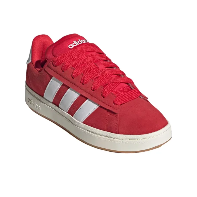 Adidas GRAND COURT ALPHA Anti Slip Wear Resistant Low Top Skateboard Shoes Men's Red-2