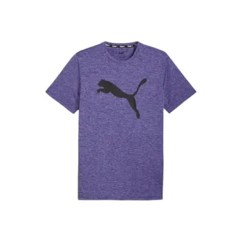 PUMA Heather CatFavourite T-Shirt Men's Lapis Lazuli Rosewood Flower