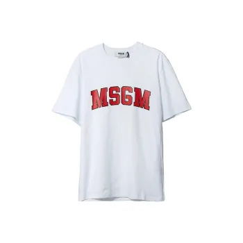 MSGM T Shirts Men White