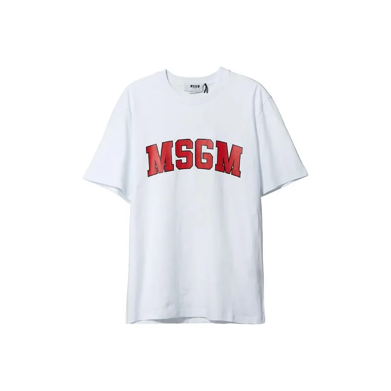MSGM T Shirts Men White-0