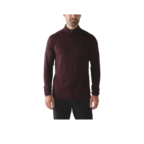 Lululemon Metal Vent Tech Dope Nylon Dye T-Shirt Men Burgundy