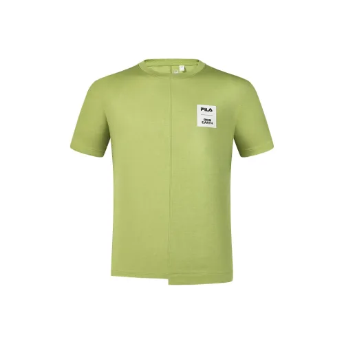 FILA x BBC EARTH T Shirt Men's Mustard Spicy Powder