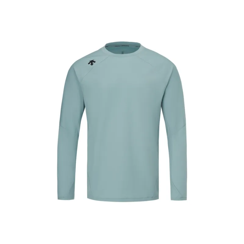 DESCENTE TRAINING Breathable Long Sleeved T Shirt Knitwear Men's-0