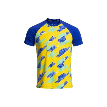 Joma R-Trail T-Shirt Men Royal Blue Chartreuse