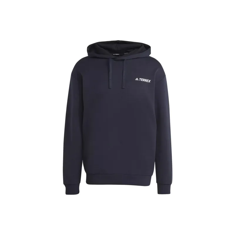 Adidas TX LOGO HOODY Sweatshirt Men's Marine Blue-0