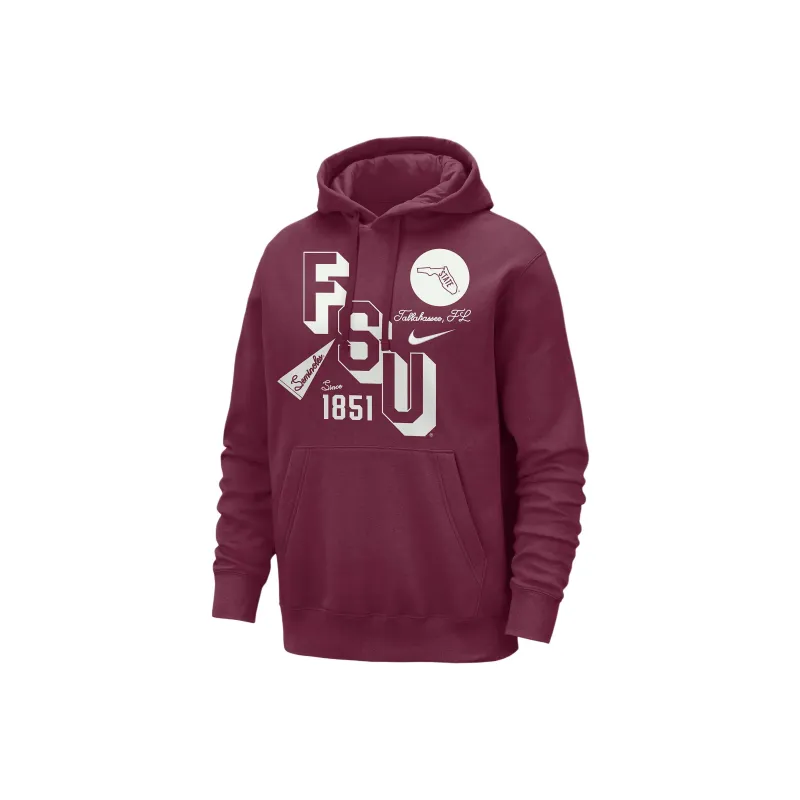 Nike Florida State Club Men's Nike College Hoodie-0