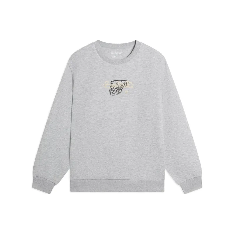 LINING Badfive Sweatshirts Men Gray-0