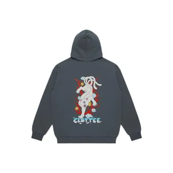 Ripndip X CLOT RIPNDIP Co brand Sweatshirts Unisex Gray