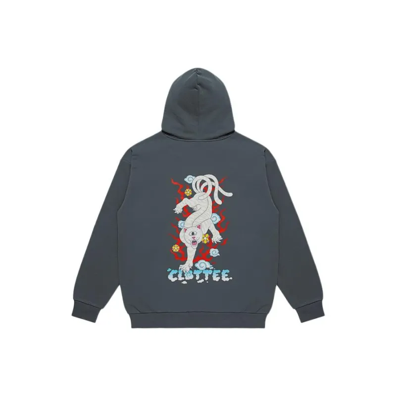 Ripndip X CLOT RIPNDIP Co brand Sweatshirts Unisex Gray-0