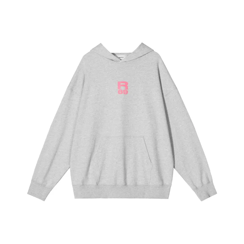 R69 Fall And Winter Hooded Loose Fit Sweatshirt Unisex-4