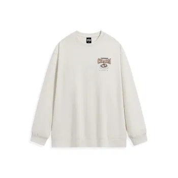 XTEP Hoodie Unisex Cotton White