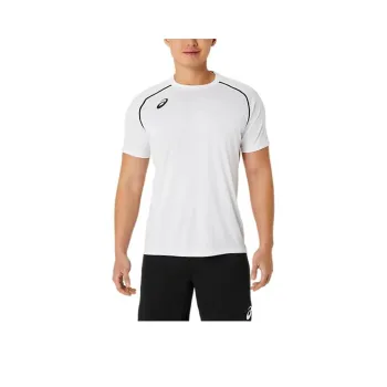 Asics T Shirts Unisex White