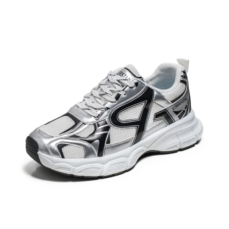 ROBINHOOD Shock Absorbers Slip Resistant, Abrasion Resistant, Breathable Low Top Chunky Sneakers Men's Box-2