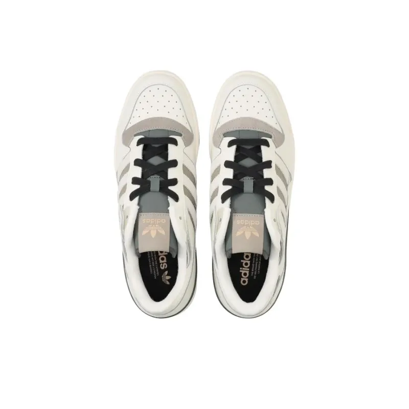 Adidas Originals FORUM Anti Slip Wear Resistant Low Top Skateboard Shoes Unisex Greige-2