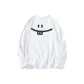 White (B Simple Smile Drawing Chest Logo _B Simple Smile Drawing Back Logo)