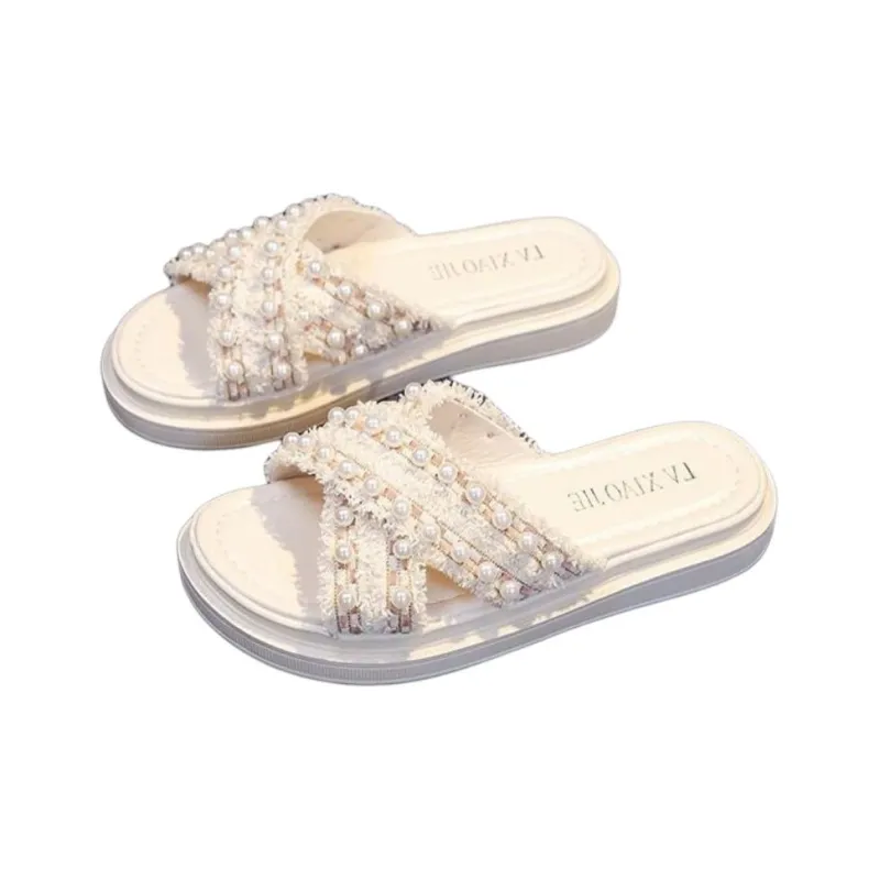 ALPLUME Home Slippers Black Ecru-5