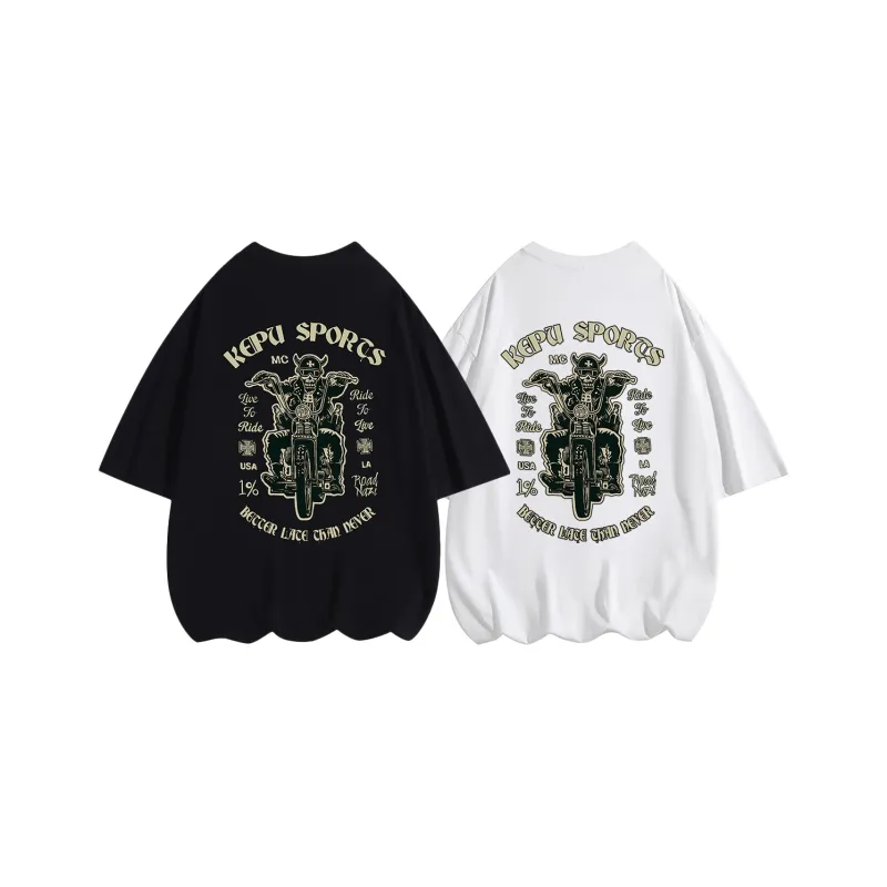 Kepu Short Sleeved T Shirts Unisex 2 Pack-3