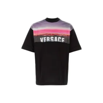 VERSACE Graphic-print Cotton T-shirt